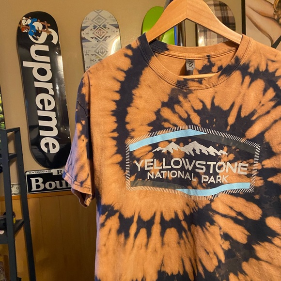 Other - Yellowstone national park custom one of one reverse dye